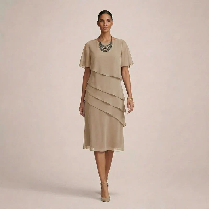 MARA | Elegante Rimpeljurk met Flatterend Comfort