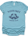 Nantucket Zeilclub - Bella Canvas Super Zachte Standaard Pasvorm T-Shirt