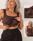 Jet | U-hals Shapewear Tanktop met Ingebouwde Beha