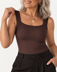 Jet | U-hals Shapewear Tanktop met Ingebouwde Beha