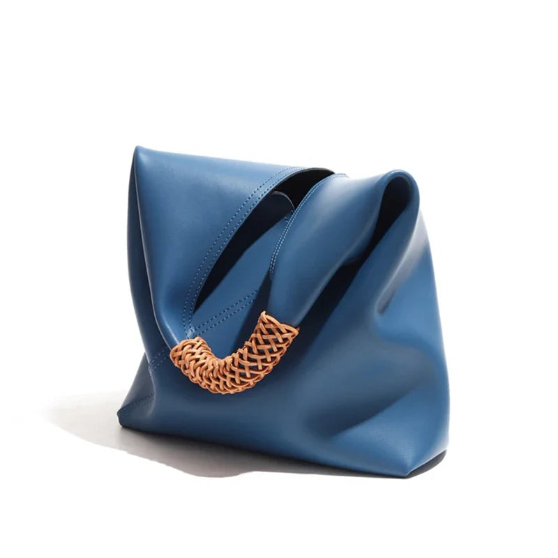 Doutzen | Luxe Handtas met Gevlochten Handvat