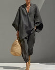 Alice | Casual tweedelige set met V-hals voor dames