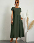 Gabrielle™ — Midi jurk met tijdloze elegante stof