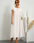 Gabrielle™ — Midi jurk met tijdloze elegante stof