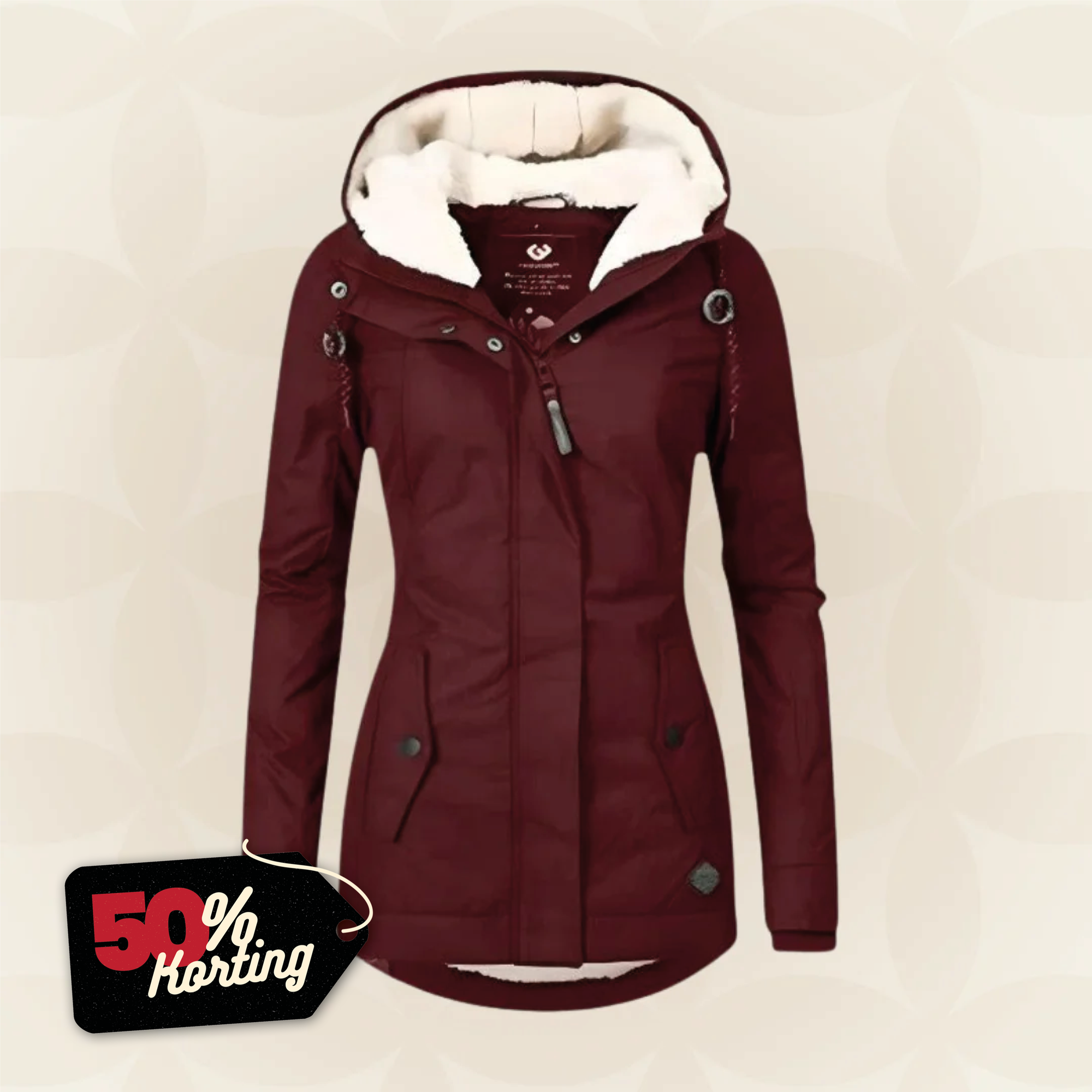 Kirsten - Waterdichte winterjas met capuchon