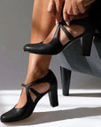 Camille | Elegante Leren Hakken