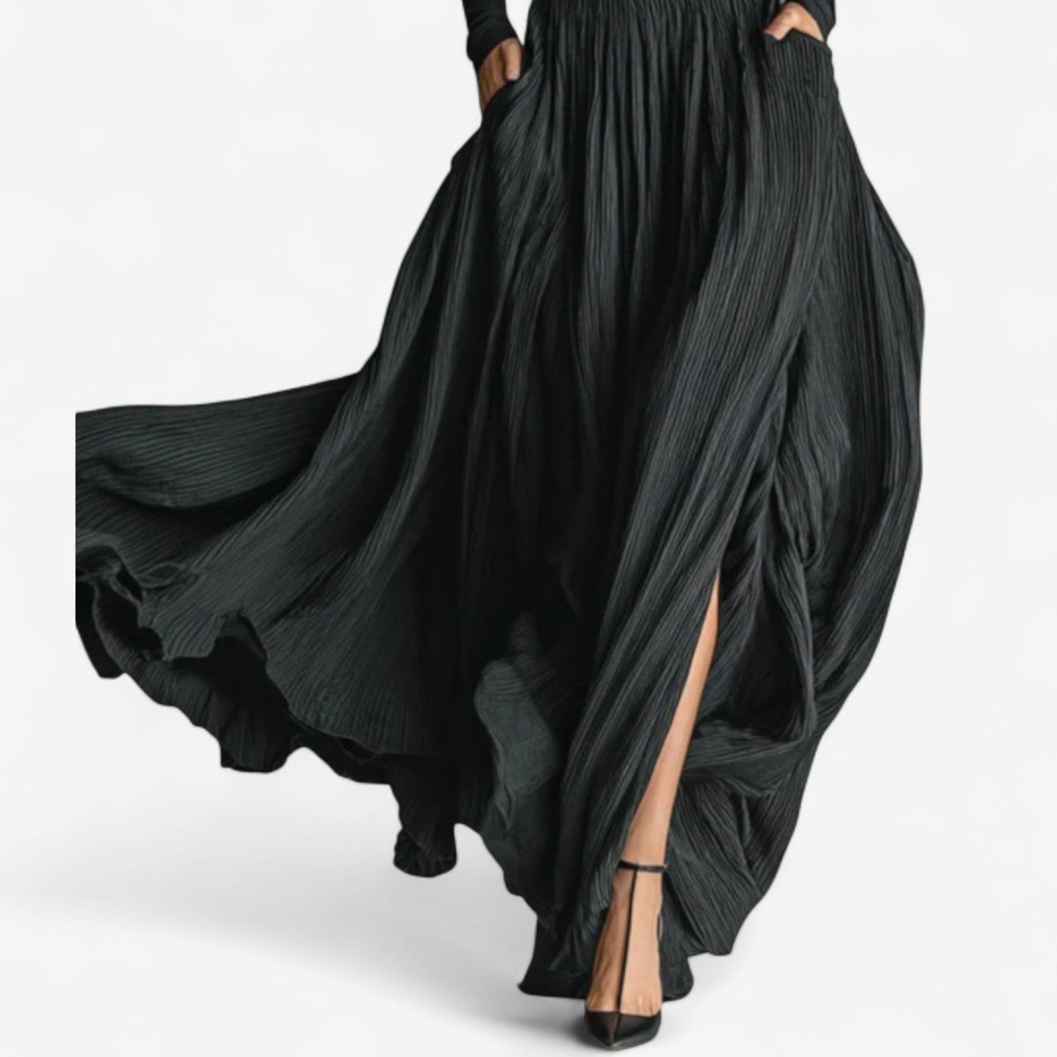 Sofie - Maxijurk met hoge taille