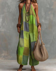 Boheemse Patchwork Jumpsuit™ – Frisheid en vrijheid in een unieke artistieke stijl