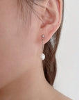 Oorbellen met Elegante Parel