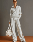 Marieke – Comfortabel set met brede pijpen