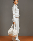 Marieke – Comfortabel set met brede pijpen