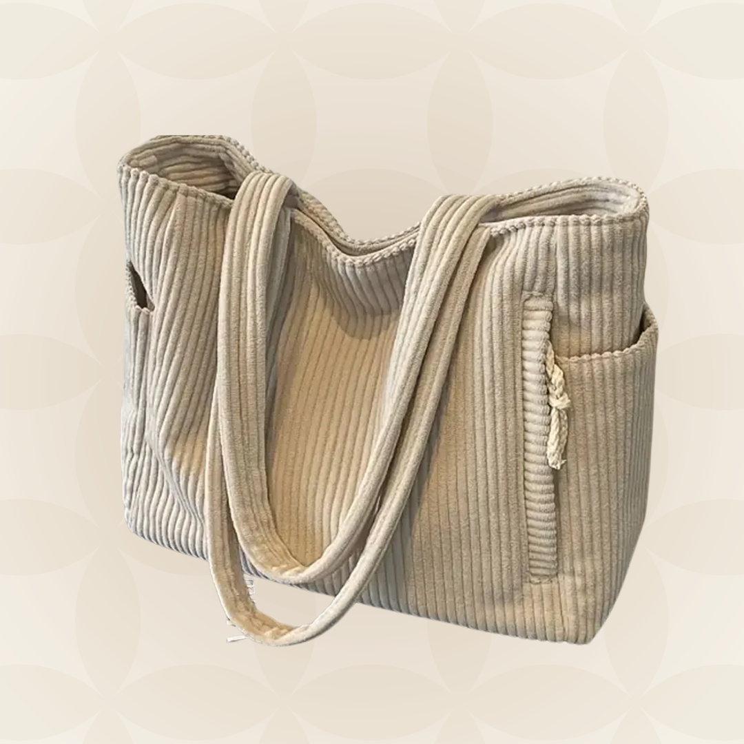 Tilda – Corduroy draagtas met koorddetail