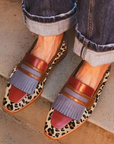 Zelda™ | Stijlvolle luipaard mocassins