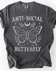 Anti-Social Butterfly - Comfort Colors Relaxed Fit Premium T-Shirt