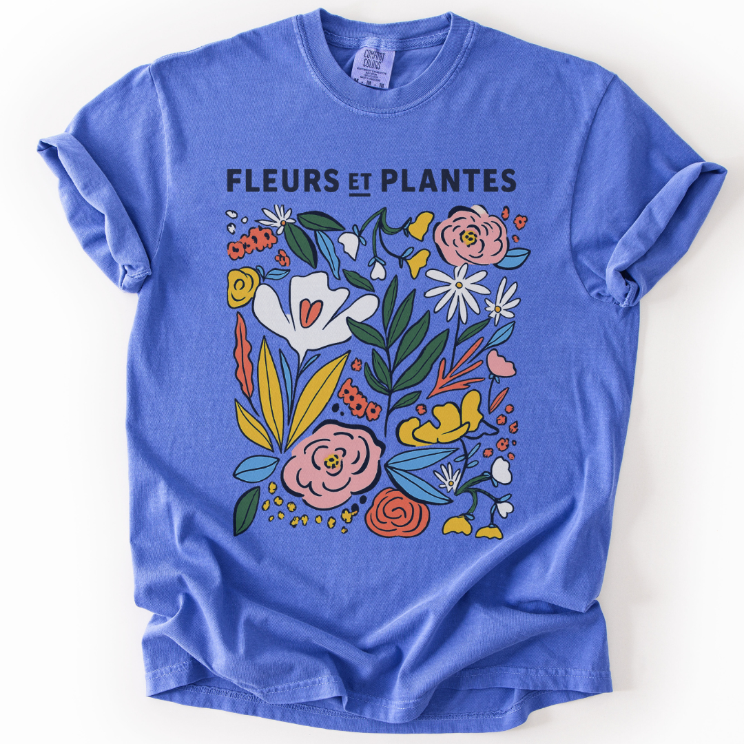 Bloemen En Planten - Comfort Colors Relaxed Fit Premium T-shirt