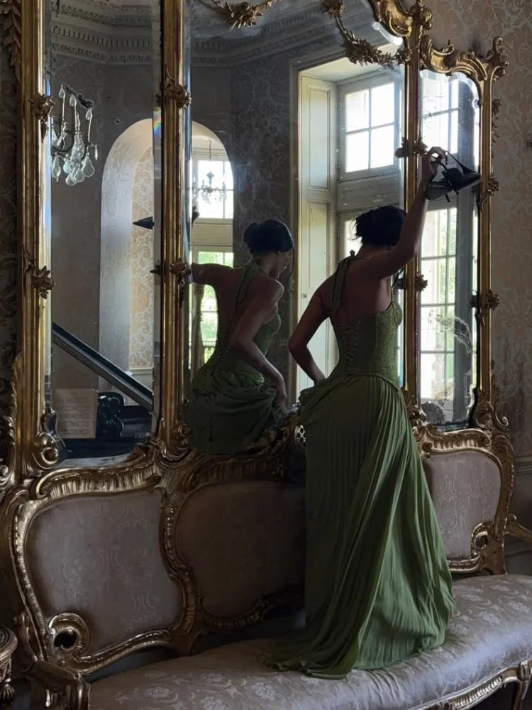 Shailine™ | Groene smaragd jurk