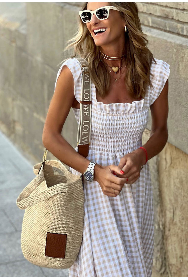 Nel | Casual bohemian jurk voor lente/zomer
