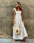 Nel | Casual bohemian jurk voor lente/zomer