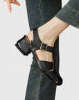 Diana - Elegante leren sandalen