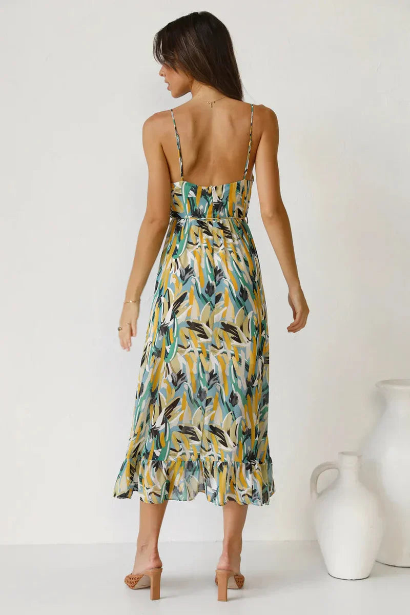 GABRIELLA | Bedrukt Zomerjurk met Verse Comfort en Zonnige Stijl