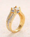 Vintage ring in kristal – Goud, Zilver, Roségoud