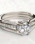 Vintage ring in kristal – Goud, Zilver, Roségoud