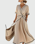 Helena | Maxi Jurk Drapée