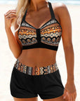 Noortje | Flatterende bikini met hoge taille en ribbels
