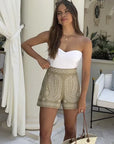 Maaike - Bohemian gehaakte short