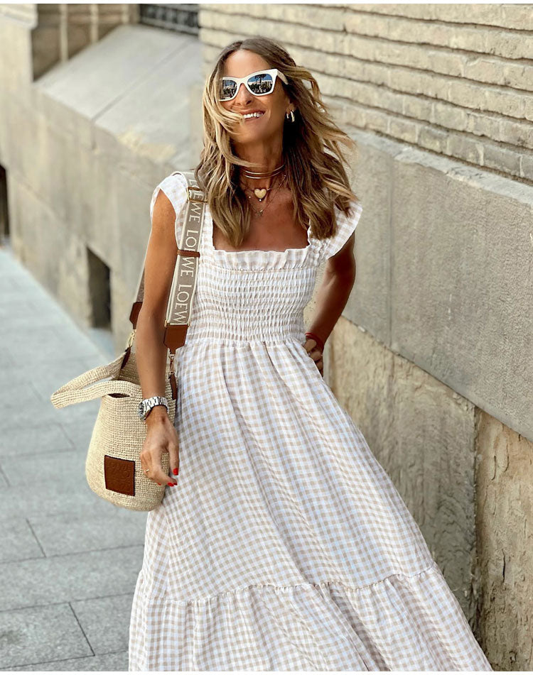 Nel | Casual bohemian jurk voor lente/zomer