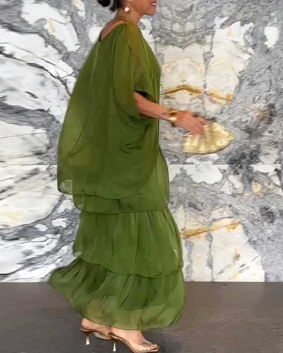 Lara – Elegant lang en luchtig jurkje