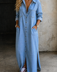 Anke | Blousejurk met Knoopsluiting
