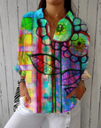 Bianca™ | Artistieke Bloem Blouse | Lichtgewicht Lente Blouse met Ademend Comfort