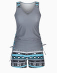 Tankini Geometrische Print Badpak