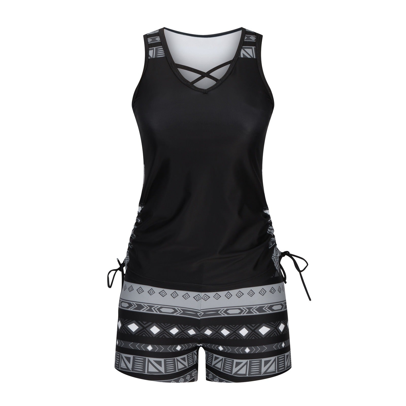 Tankini Geometrische Print Badpak