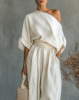 Milly -- Off-shoulder 2-delige set