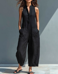 Lotty -- Mouwloze minimalistische jumpsuit