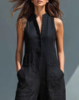 Lotty -- Mouwloze minimalistische jumpsuit