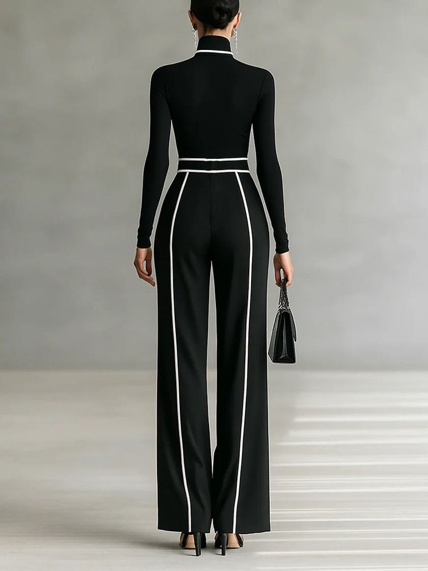 Fay -- Elegante set met contrastdetail