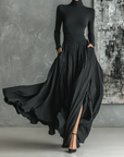 Evy -- Elegante set met plissé rok