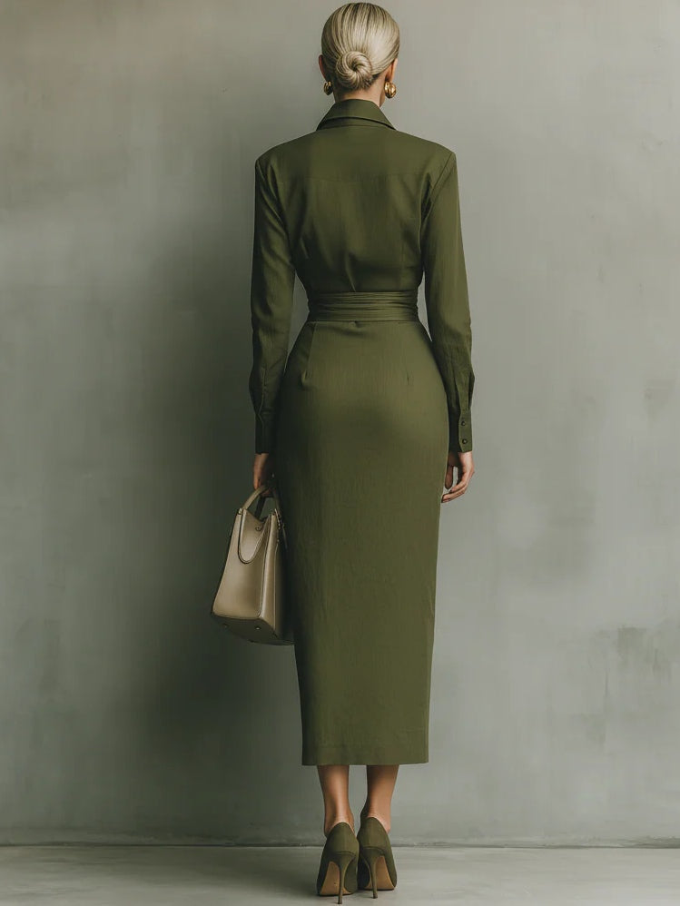 Jennifer - Elegante Maxi Aansluitende Jurk
