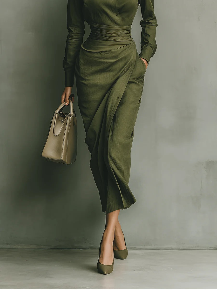 Jennifer - Elegante Maxi Aansluitende Jurk