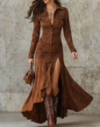 Maartje - Lange jurk met ruffles