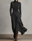 Marry - Maxi Jurk met Hoge Hals