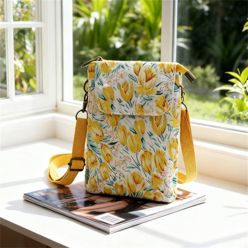 Elvira - Vintage Schoudertas met rits en magnetische sluiting