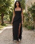 Andrea - Elegante jurk met franjes