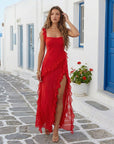 Andrea - Elegante jurk met franjes