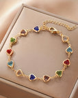 Unieke hartvormige armband