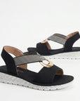 Gabriela - Platte Sandalen met Metaal Detail