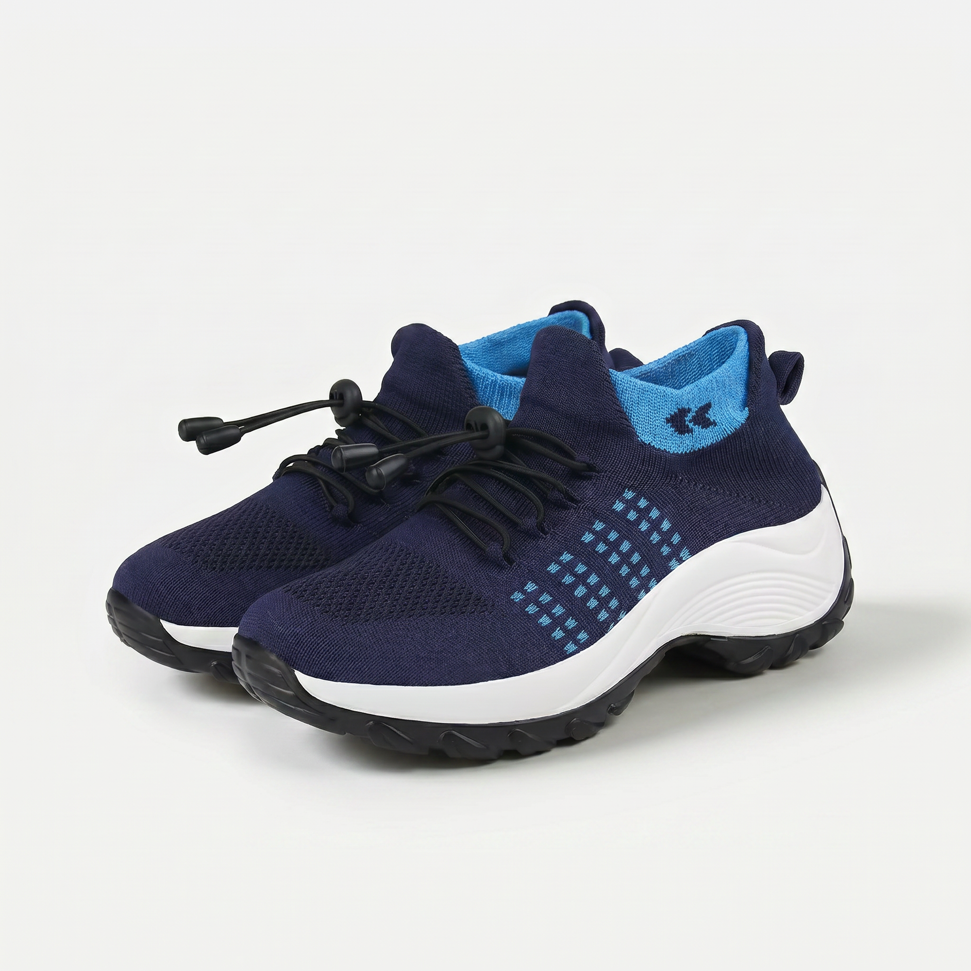 Ambulo Komfortschoenen Breiselstof - Blauw Marineblauw